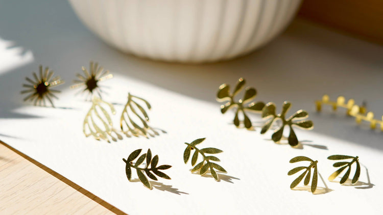Botanical Collection | Little Leaf Studs | BT008