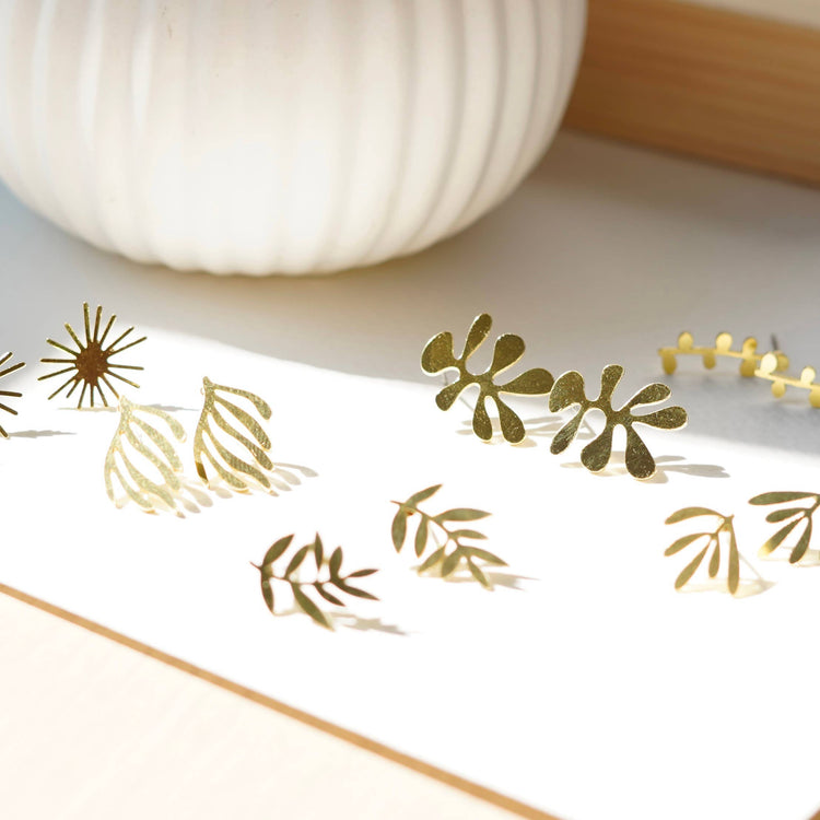 Copper Bee - Botanical Collection | Sunburst Studs | BT001