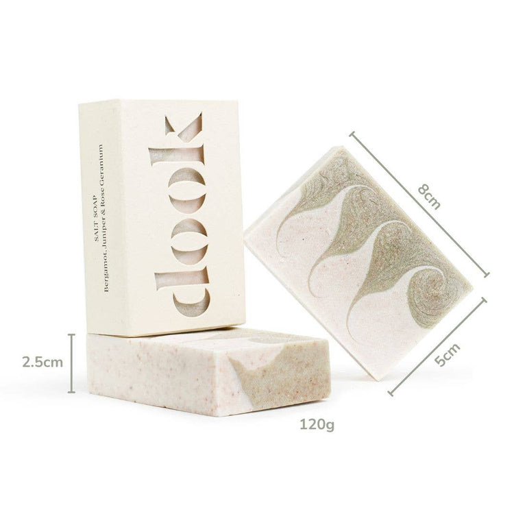 Salt Soap Bar | Bergamot | Handmade | Plastic-free | Unique