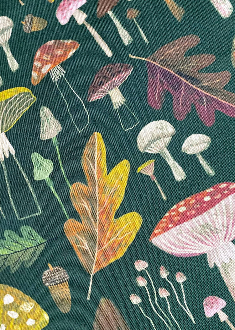 Mushrooms Tea Towel / Cotton Dish Towel / Kitchen Towel