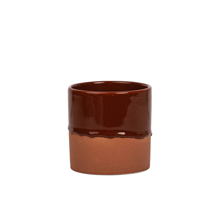 Drip Ceramic Planter Small - Terracotta T