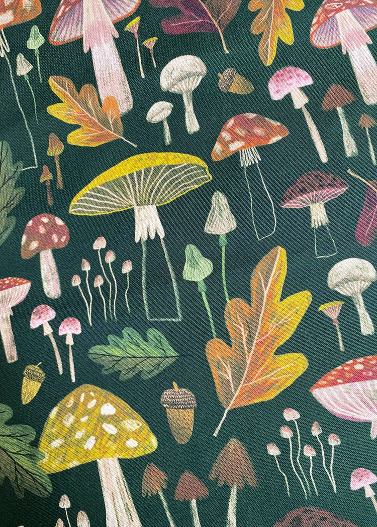 Mushrooms Tea Towel / Cotton Dish Towel / Kitchen Towel