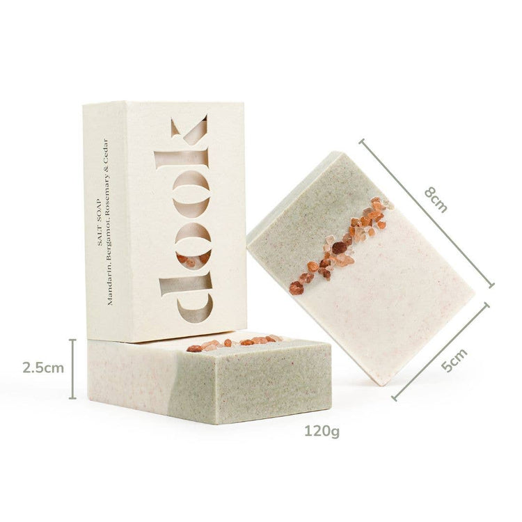 Salt Soap Bar | Mandarin | Handmade | Plastic-free | Unique