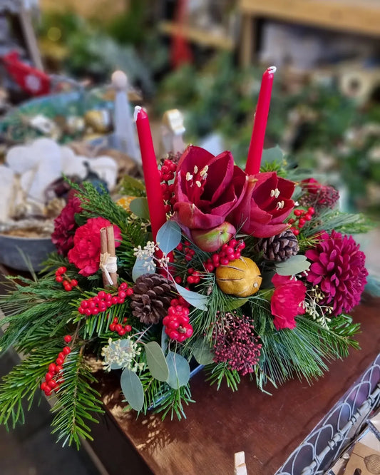 PRE ORDER FROM 9TH DECEMBER: Long and low Table Arrangement