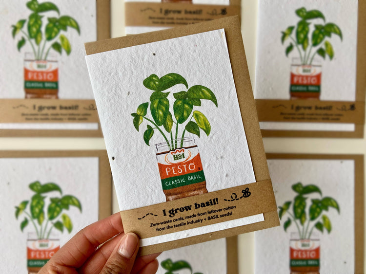 Basil Seed Plantable Card