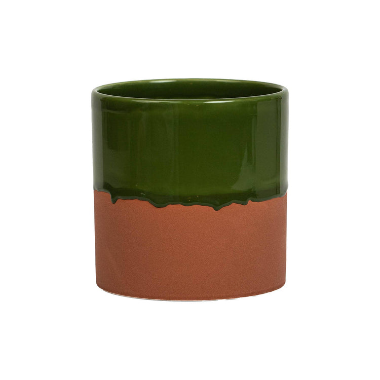 YOD&CO - Drip Ceramic Planter : Honey / Medium