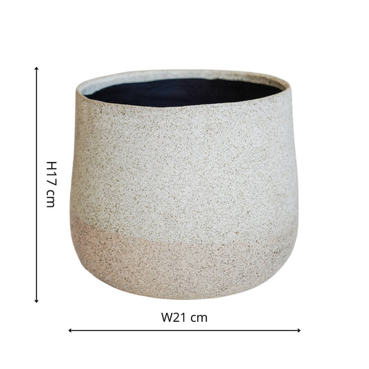 Ivyline - Celeste Planter: Cream / 21 cm
