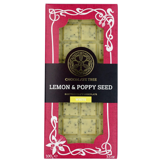 Lemon and poppyseed (White) - 100g Bar