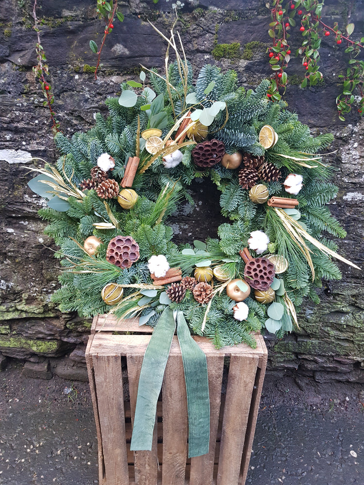 PRE ORDER: Natural Scandi Christmas Wreath