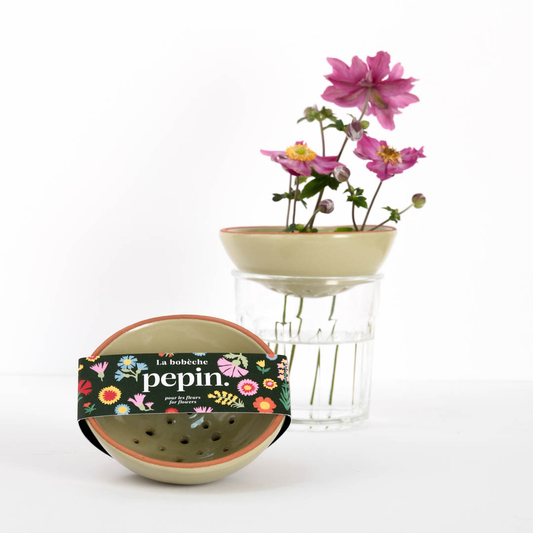 Pepin - Bobèche Flowers 🌸 - Sage green