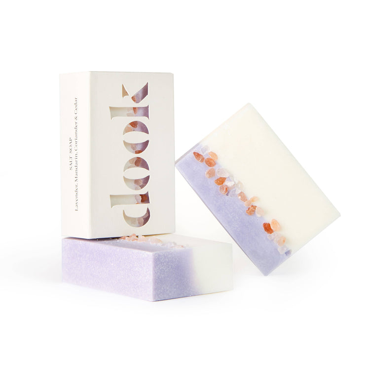 Salt Soap Bar | Lavender | Handmade | Plastic-free | Unique