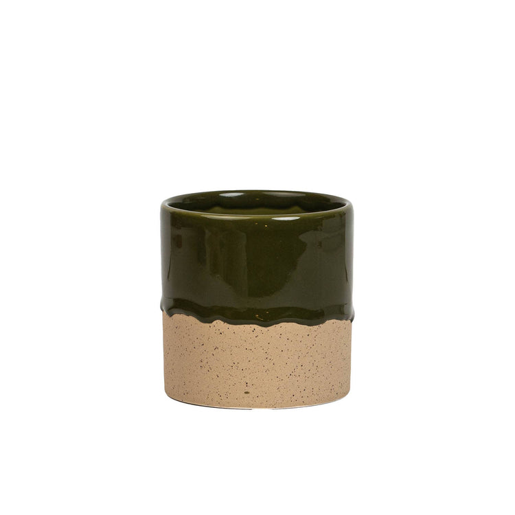 YOD&CO - Drip Ceramic Planter : Honey / Medium