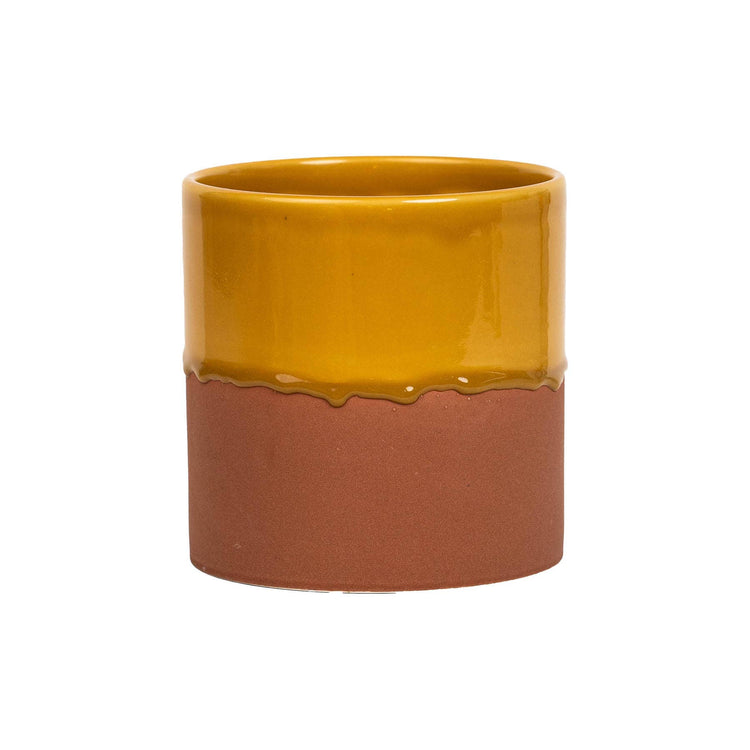 YOD&CO - Drip Ceramic Planter : Honey T / Large