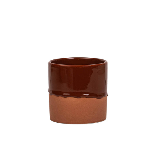 Drip Ceramic Planter Small - Terracotta T