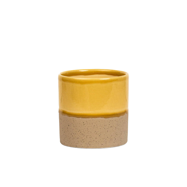 YOD&CO - Drip Ceramic Planter : Honey / Medium