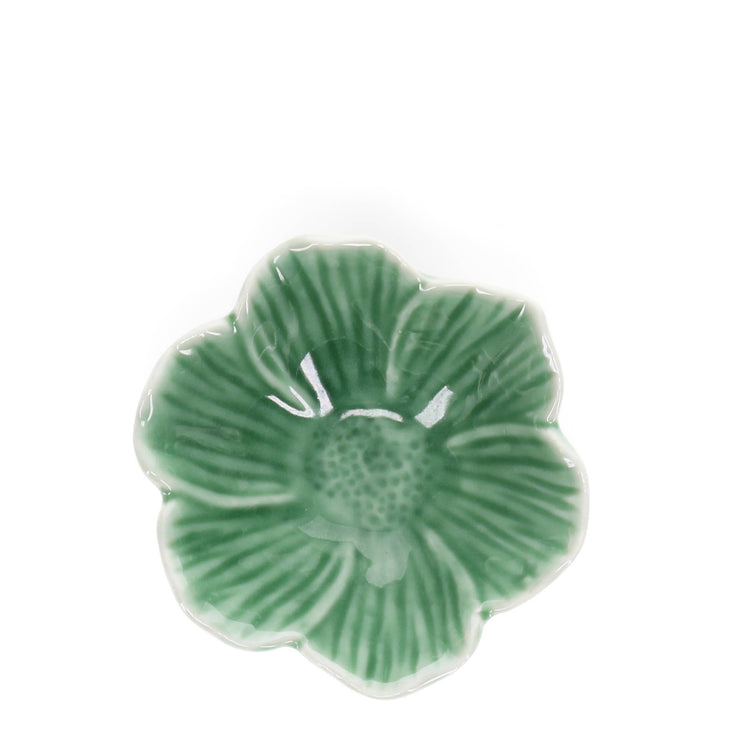 Ceramic flower bowl 9cm - Green