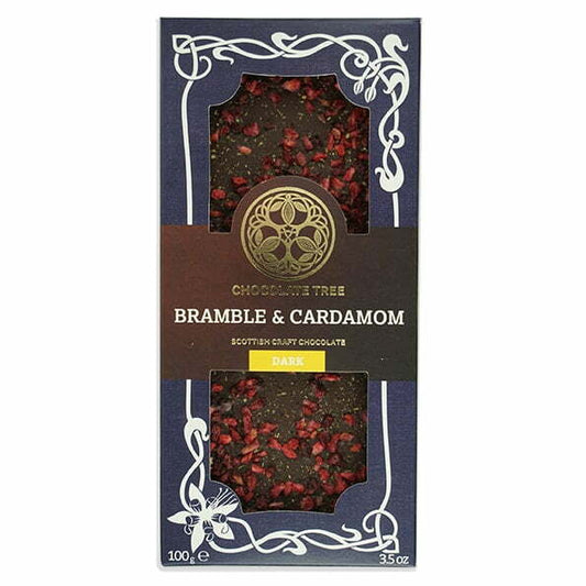 Bramble & Cardamom (Dark) - 100g Bar