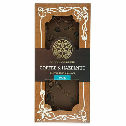 Coffee & Hazelnut (Dark) - 100g Bar